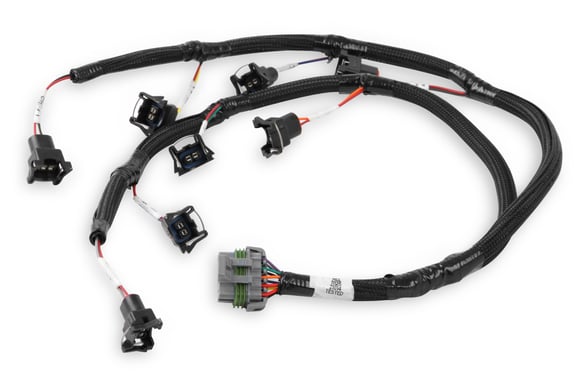 HOLLEY FORD V8 INJECTOR HARNESS - Evenly spaced for Jetronic "Bosch EV1" style Injectors