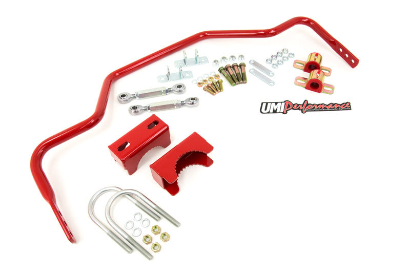 1978-1988 GM G-Body 1” Tubular Rear Sway Bar, Chassis Mounted, Pro-Touring