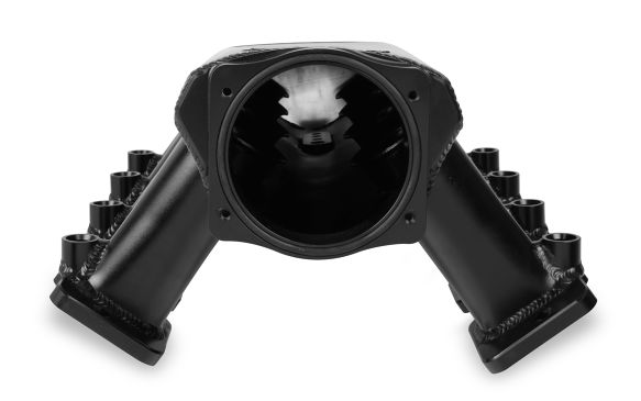 Sniper EFI Hi-Ram Sheet Metal Fabricated Intake Manifold LS7 92mm Throttle Body opening + Fuel Rail Kit Black