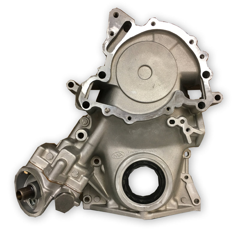 Fully Ported and Assembled Front Timing Cover for Turbo Buick V6 Engines 3.8L and 4.1L