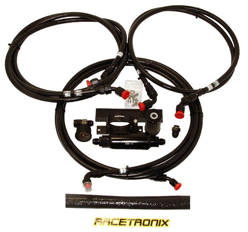 Racetronix Teflon Line Kit w/ Fittings for Dual Pump and Large Pump Solutions