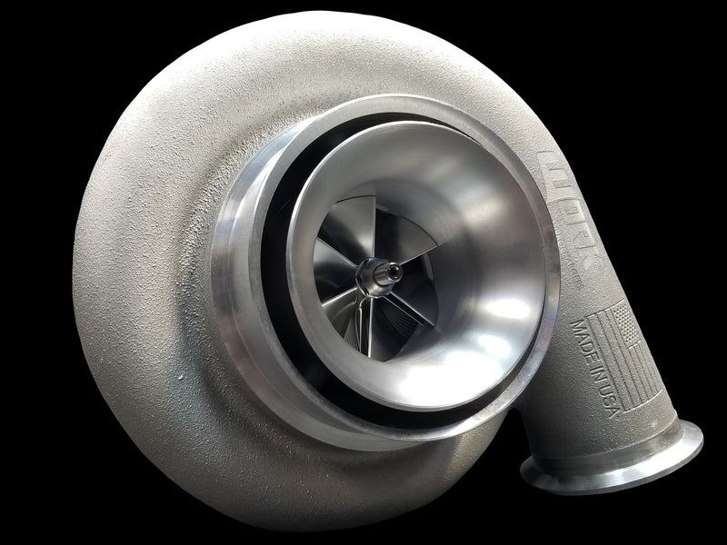 WORK Turbochargers S45E-8588 Billet Wheel Turbo, Rated at 1600 HP
