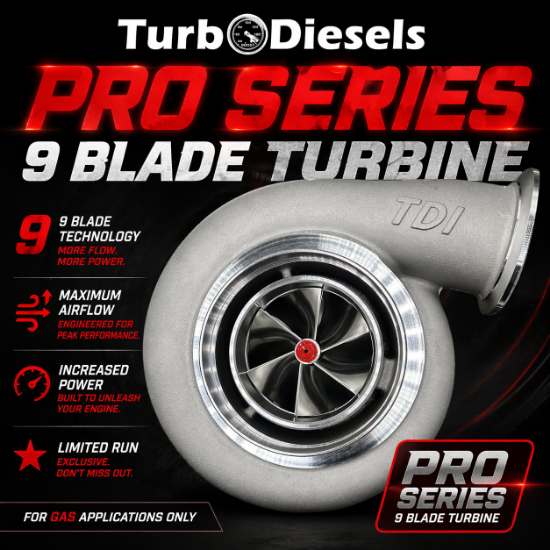 Forced Inductions TDI - TDI PRO Billet S491/102 (9 Blade Turbine)