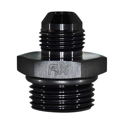 Racetronix ADF-495115 Adapter, -12 AN ORB Male to -8 AN JIC Male, Blac ...