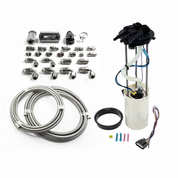 Deatschwerks DW400 Fuel pump module with PTFE return kit for early GMT800 Truck