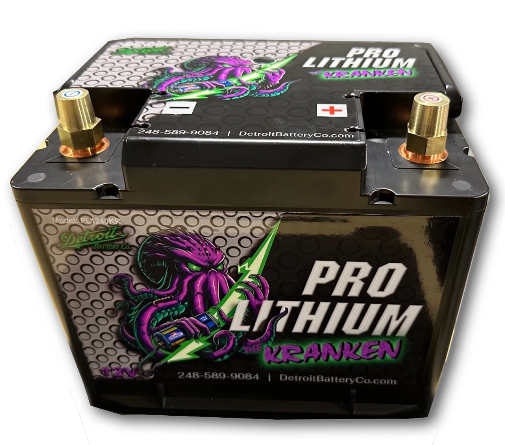 Detroit Battery Co. Pro Lithium Kranken Race Battery