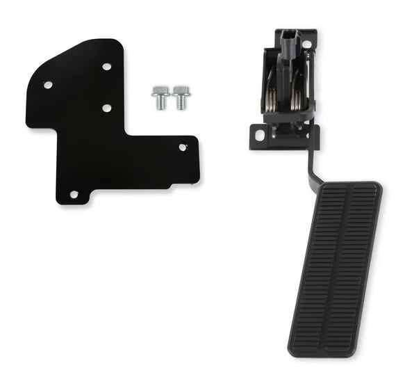 Holley VK090258 Drive by Wire Accelerator Pedal Bracket with Pedal Fits 1973-1987 Chevrolet C10 with Pedal