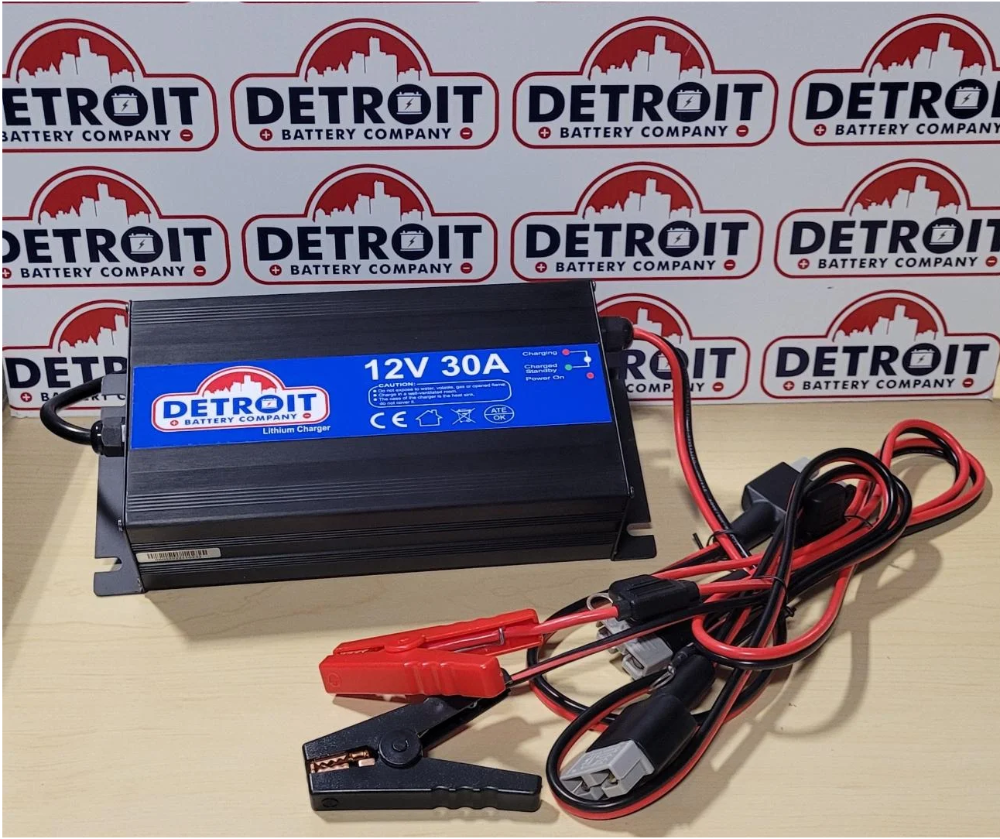 Detroit Battery Co. Pro Lithium 12V 30A Battery Charger