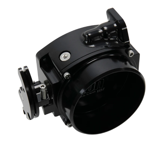 Motion Raceworks BLK-1 ICON 102/105mm Cable Drive Throttle Body (Black) w/ Interchangeable Connection