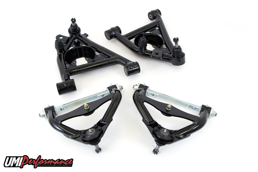 78-88 GM G-Body Upper & Lower Front A-Arm Kit, Standard Upper Ball Joints