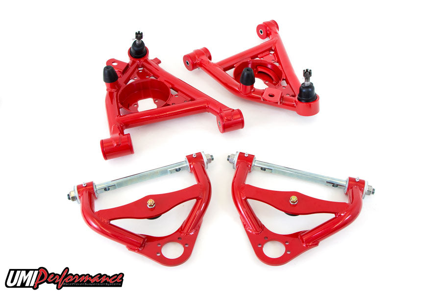 78-88 GM G-Body Upper & Lower Front A-Arm Kit, No Upper Ball Joints