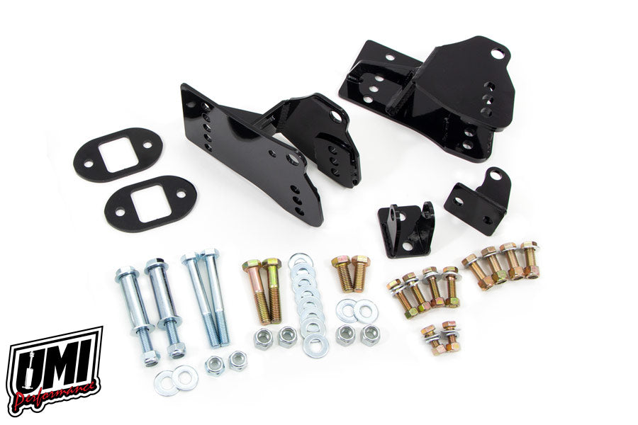 1978-1988 GM G-Body Rear Coilover Bracket Kit, Control Arm Relocation, Bolt In, Brackets Only