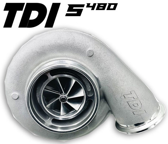 TDI BILLET S480 Turbocharger SC 96mm Turbine Wheel w/ 1.32 A/R T6 Exhaust Housing