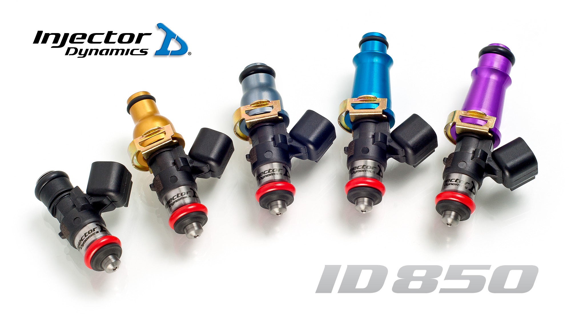 ID850, for GM LS1/LS6, 14mm (purple) adaptors, set of 8 – Full