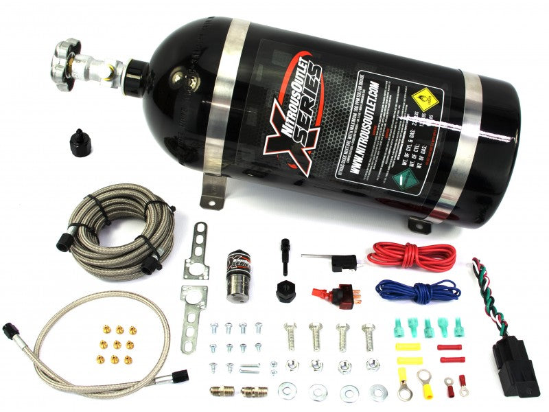 X-Series Dry Single Nozzle Nitrous System for GM Vehicles