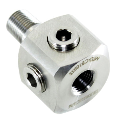 Racetronix 4 Port Distribution Cube for Oil Pressure and Turbo Oil ...