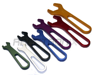 7 Piece Color Coded AN - JIC Wrench Set, -3 to -16, Anodized